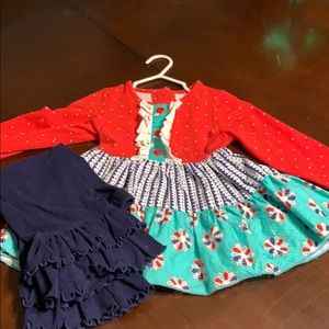 Ric Rac & Ruffles 24 mo set